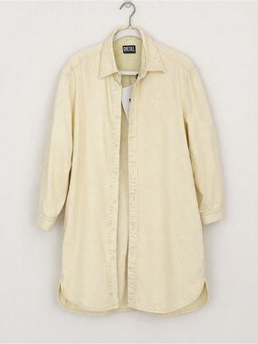 Diesel Shirt Dress in yellow